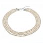 5-6mm Freshwater Pearl with 925 Silver Clasp 4 Rows Necklace