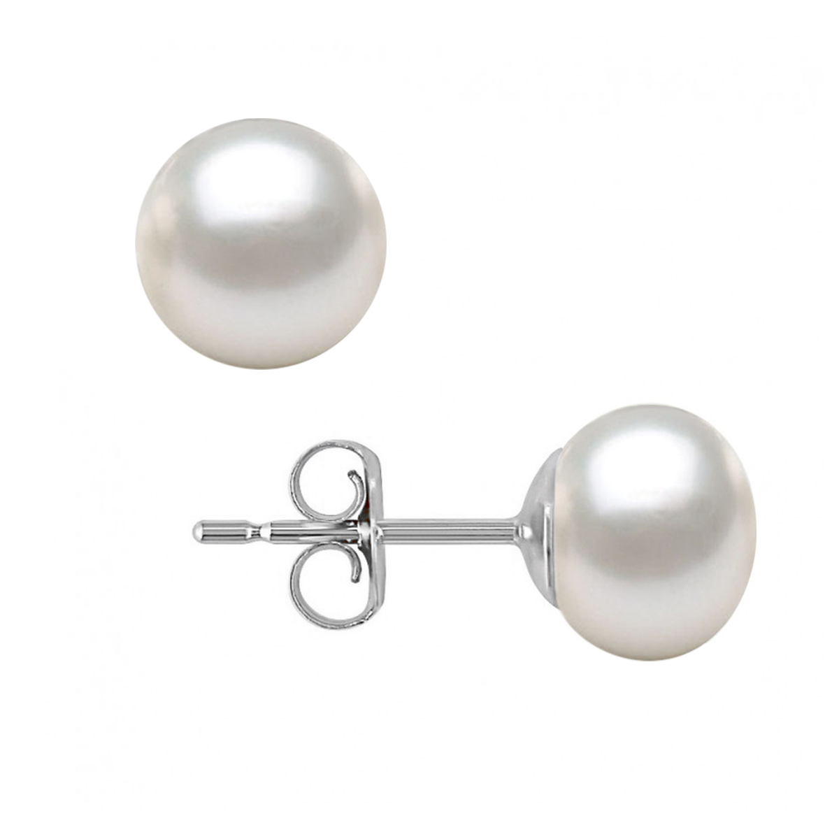 10-11mm Freshwater Pearl with 925 Silver Stud Earring