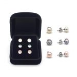 6-7mm Freshwater Pearl with 925 Silver Earring Set