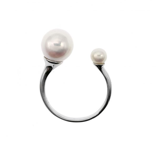 4-9mm Freshwater Pearl with 925 Silver Ring