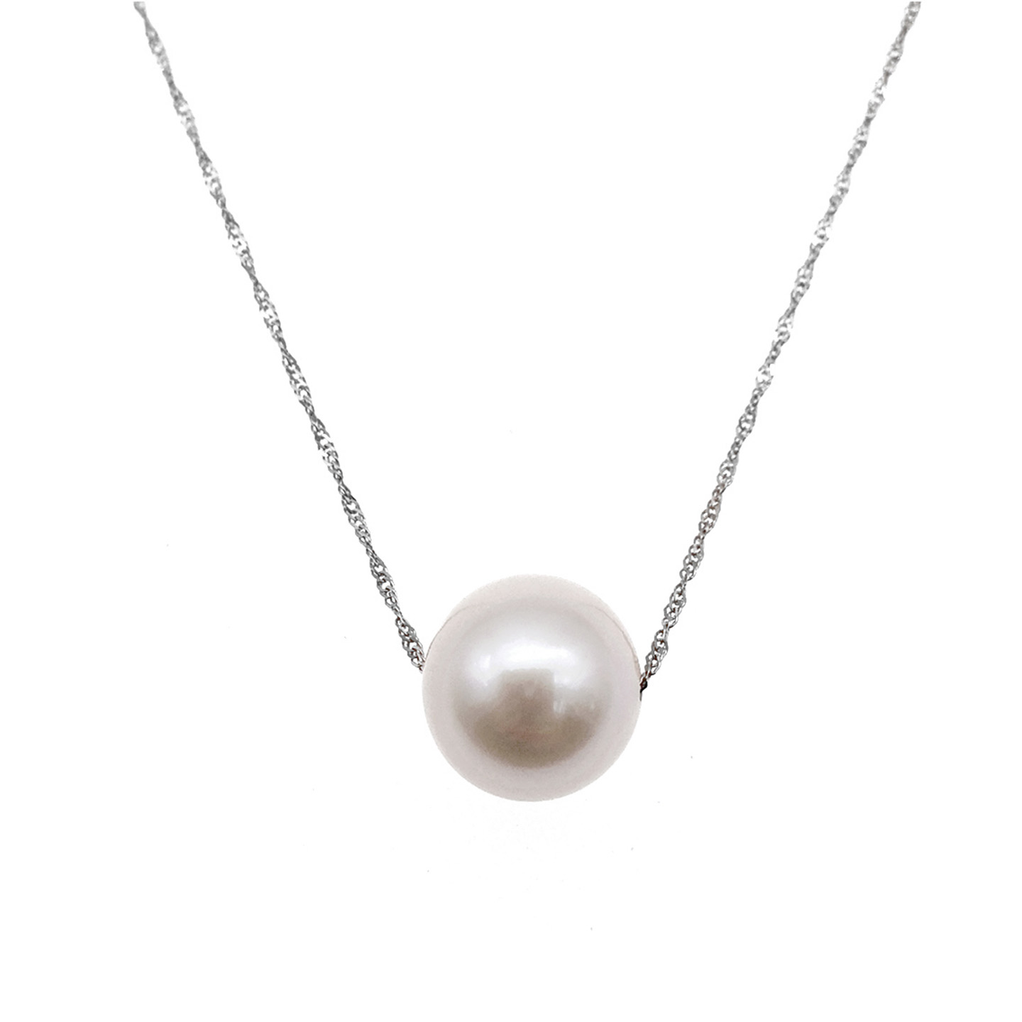10-11mm Freshwater Pearl with 14K/585 Necklace