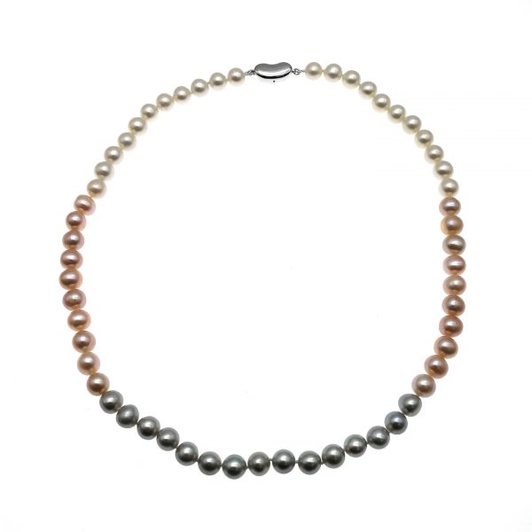 7-8mm Freshwater Pearl with 925 Silver Necklace 7-8mm Freshwater Pearl with 925 Silver Necklace