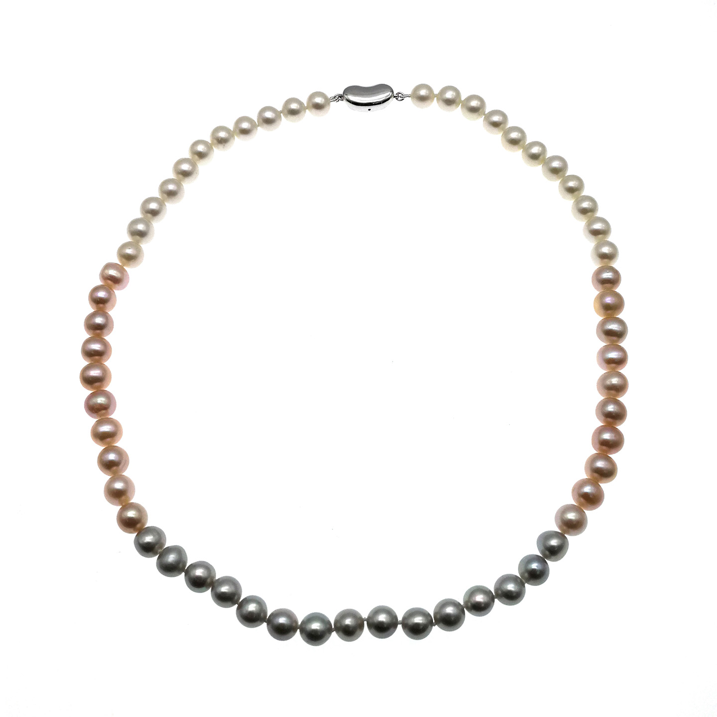 7-8mm Freshwater Pearl with 925 Silver Necklace