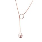 8-9mm Freshwater Pearl with 925 Silver Necklace